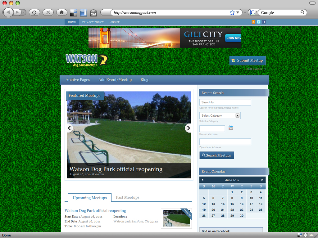 dog-park-website