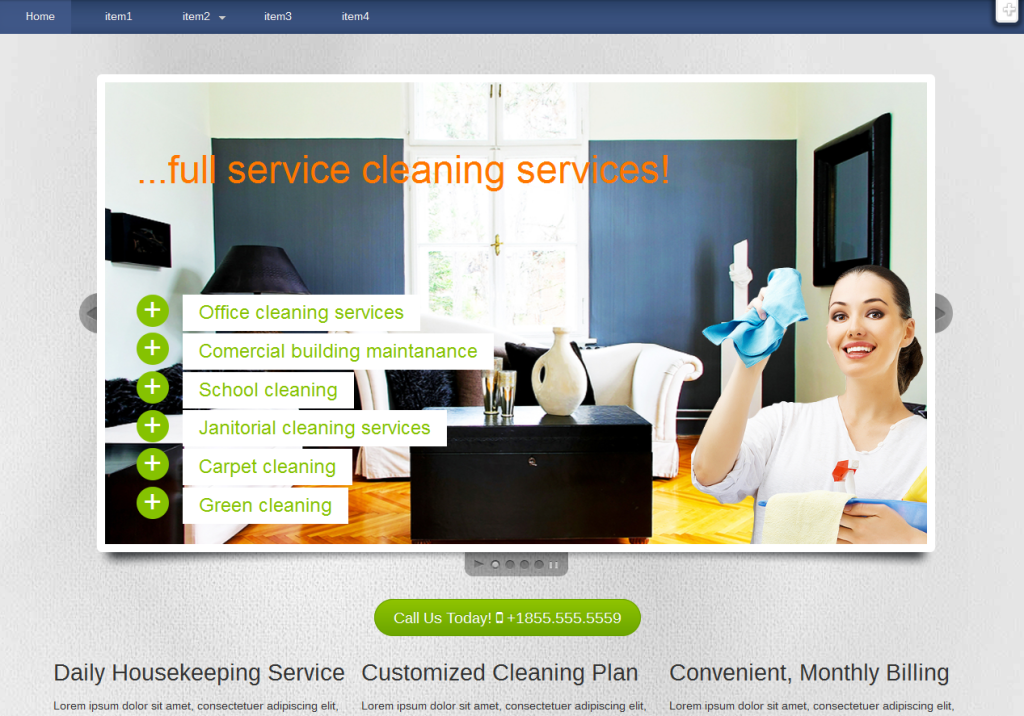 Free download program Free Housekeeping Website Templates - kstracker